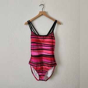 Speedo Women's 12 Multicolor One Piece Swimsuit